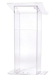 Clear Plexiglass Podium